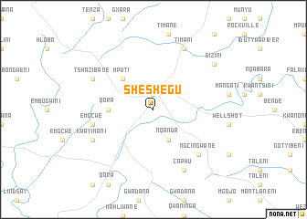 map of Sheshegu