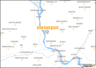 map of Sheshequin