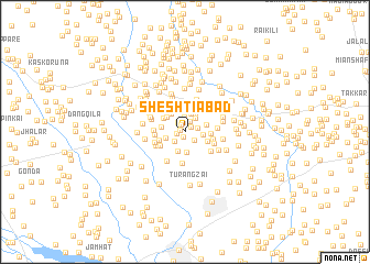 map of Sheshtiābād