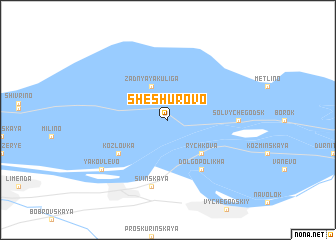 map of Sheshurovo
