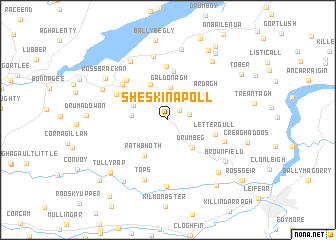 map of Sheskinapoll