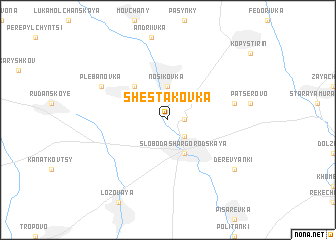 map of Shestakovka