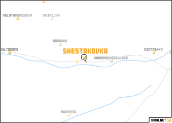 map of Shestakovka