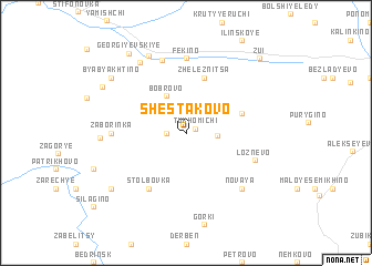 map of Shestakovo