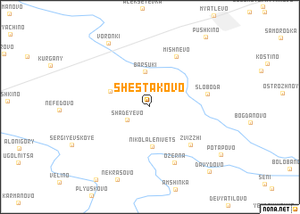 map of Shestakovo