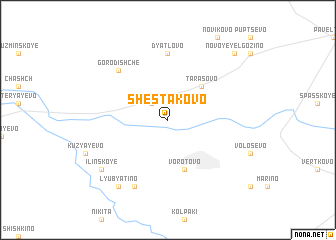 map of Shestakovo