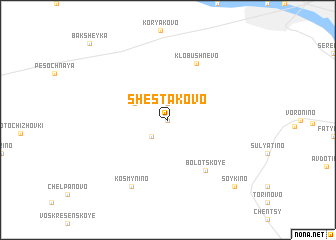 map of Shestakovo