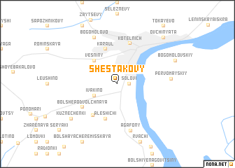 map of Shestakovy