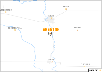 map of Shestak