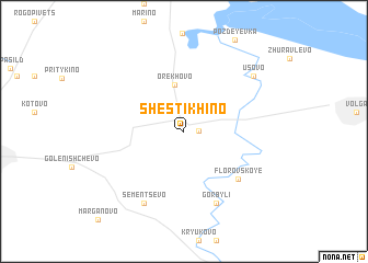 map of Shestikhino