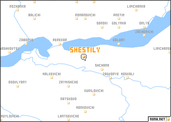 map of Shestily