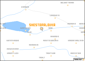 map of Shestopalovka