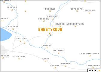 map of Shestykovo