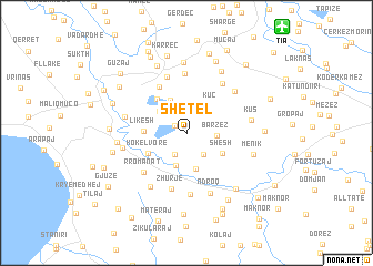 map of Shetel