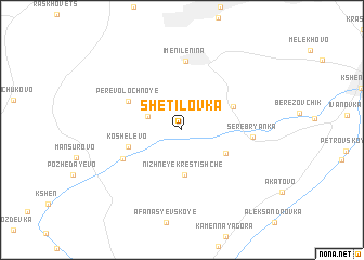 map of Shetilovka