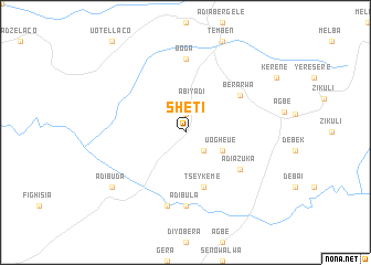 map of Shetʼī