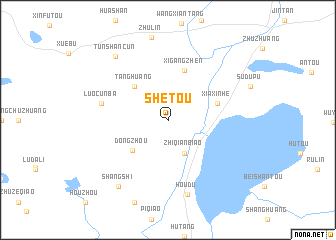 map of Shetou