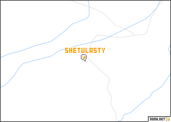 map of Shetulasty