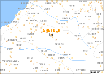 map of Shetula