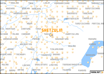 map of She-tzu-lin