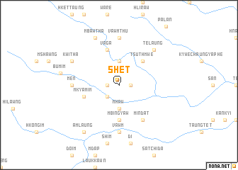 map of Shet