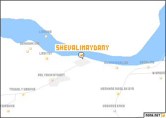 map of Shevali-Maydany