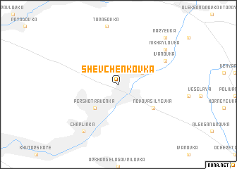 map of Shevchenkovka