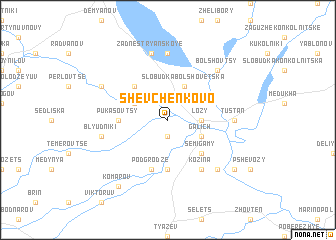 map of Shevchenkovo