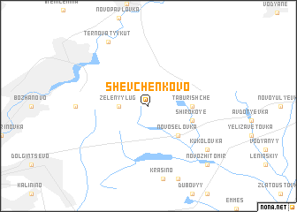 map of Shevchenkovo