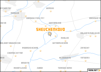 map of Shevchenkovo