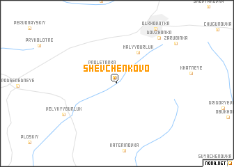 map of Shevchenkovo