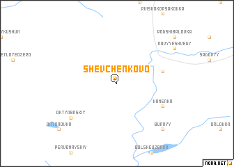 map of Shevchenkovo