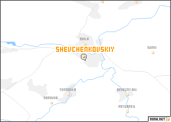 map of Shevchenkovskiy