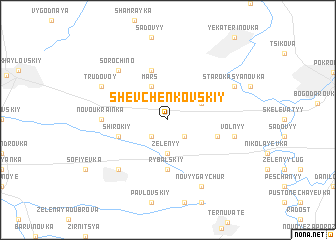 map of Shevchenkovskiy