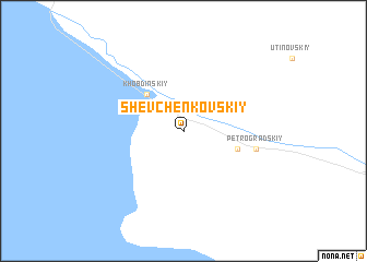 map of Shevchenkovskiy