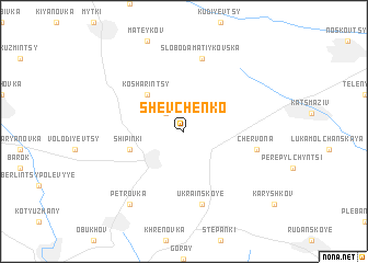 map of Shevchenko