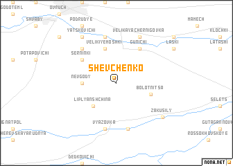 map of Shevchenko