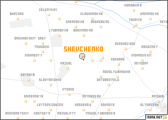 map of Shevchenko