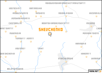 map of Shevchenko