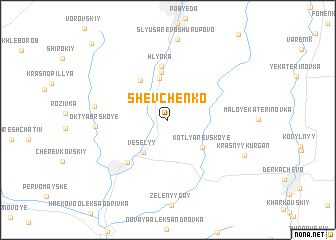 map of Shevchenko