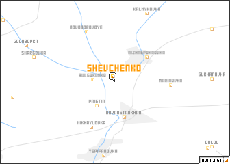 map of Shevchenko