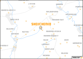 map of Shevchenko