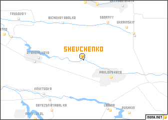 map of Shevchenko