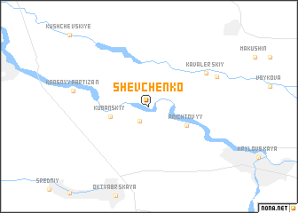 map of Shevchenko