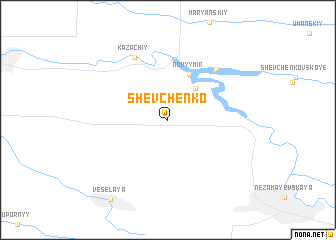 map of Shevchenko