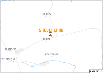 map of Shevchenko