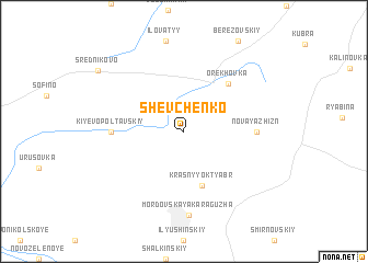 map of Shevchenko