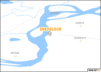 map of Shevelëva