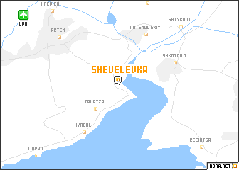 map of Shevelëvka