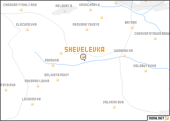 map of Shevelevka